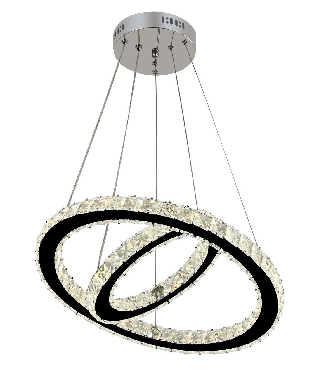 Люстра LED подвесная Svet Колеса SY-7671/2CR Серебристый Люстра LED подвесная Svet Колеса SY-7671/2CR Серебристый