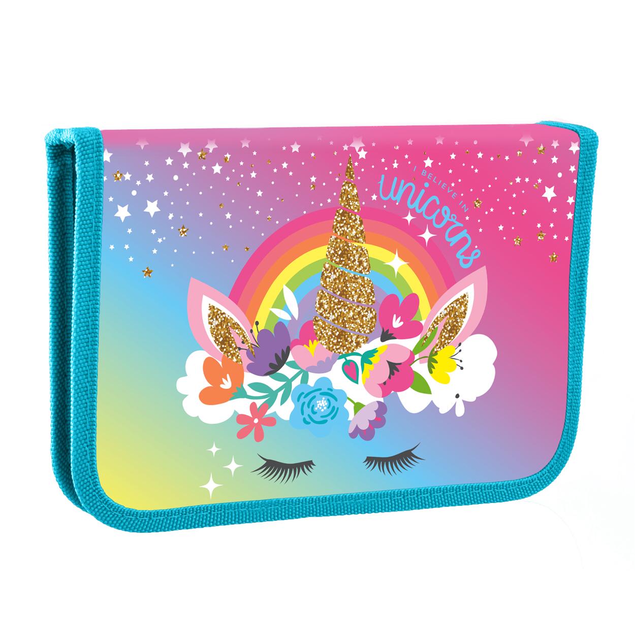 Пенал твердий YES одинарний без клапану HP-02 Unicorn (532857)