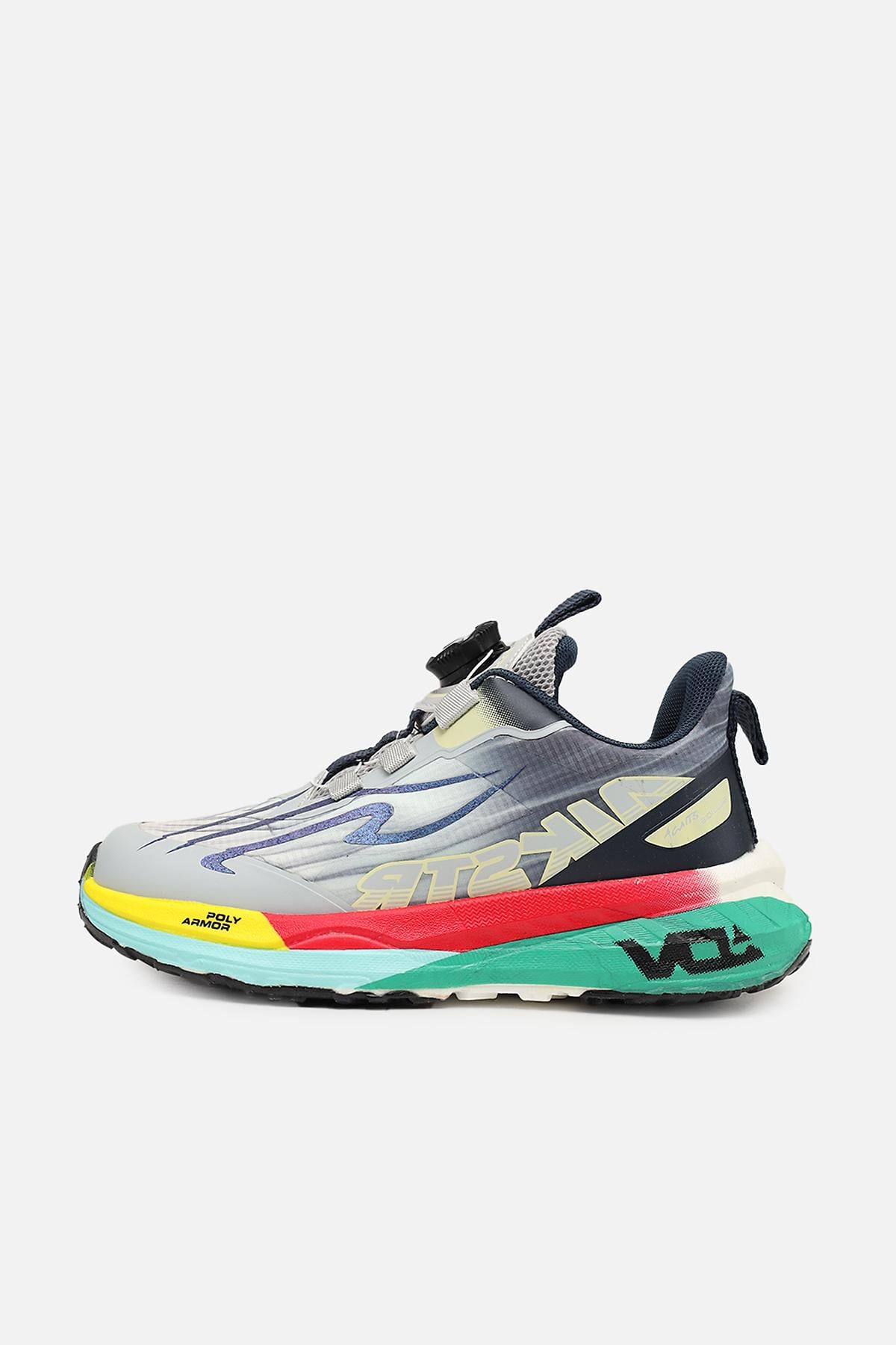 Кроссовки на плоской подошве для мальчика цвет светло-серый 34