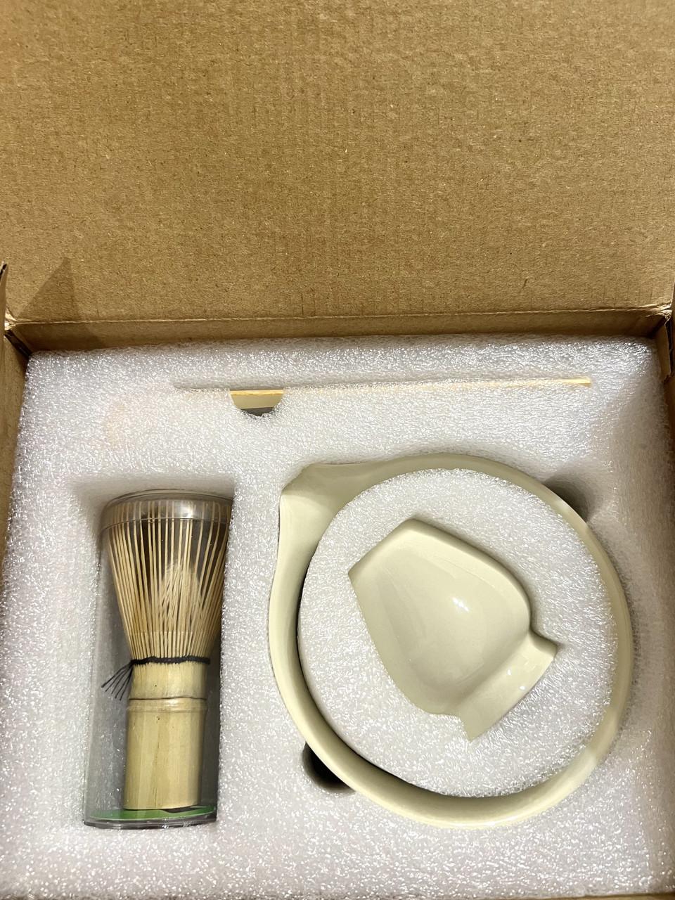 Набор посуды для приготовления матча чая 4 аксессуара Кремовый (2532837849) - фото 7 Набор посуды для приготовления матча чая 4 аксессуара Кремовый (2532837849) - фото 7