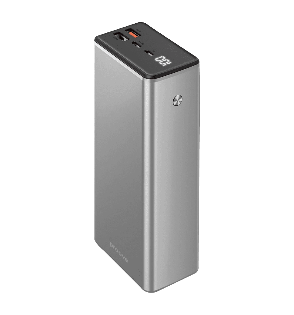 Батарея универсальная Proove Metalskin 30000mAh 65W Metal Gray (PBM365210004)