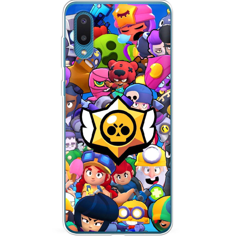 Чохол BoxFace Samsung A022 Galaxy A02 Brawl Stars Прозорий силікон (42004-up2389-42004)