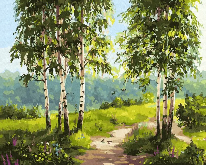 Картина по номерам Brushme Лесная тропа 40x50 см (BK-GX45778)