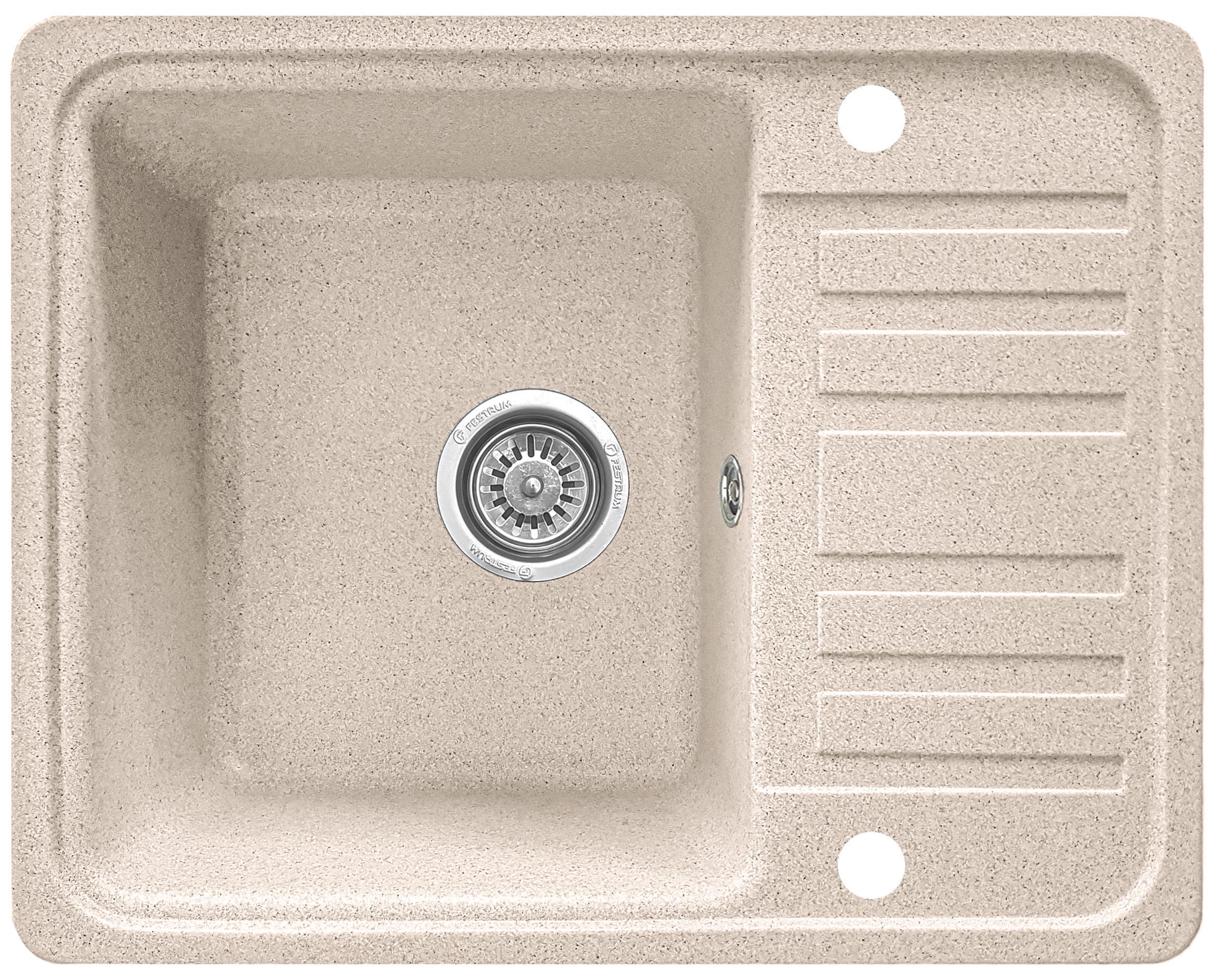 Мийка кухонна Valetti 9L зі змішувачем 570х460 мм Бежевий (11646316) - фото 4