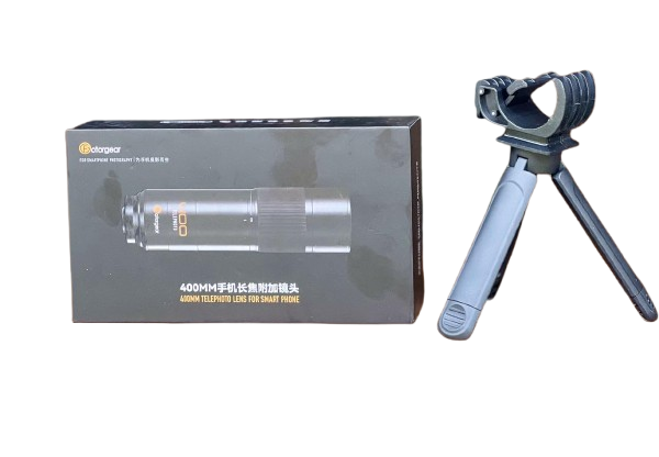 Телефотообъектив Foton Fotogear 400MM со штативом для смартфона (2669335796) Телефотообъектив Foton Fotogear 400MM со штативом для смартфона (2669335796)