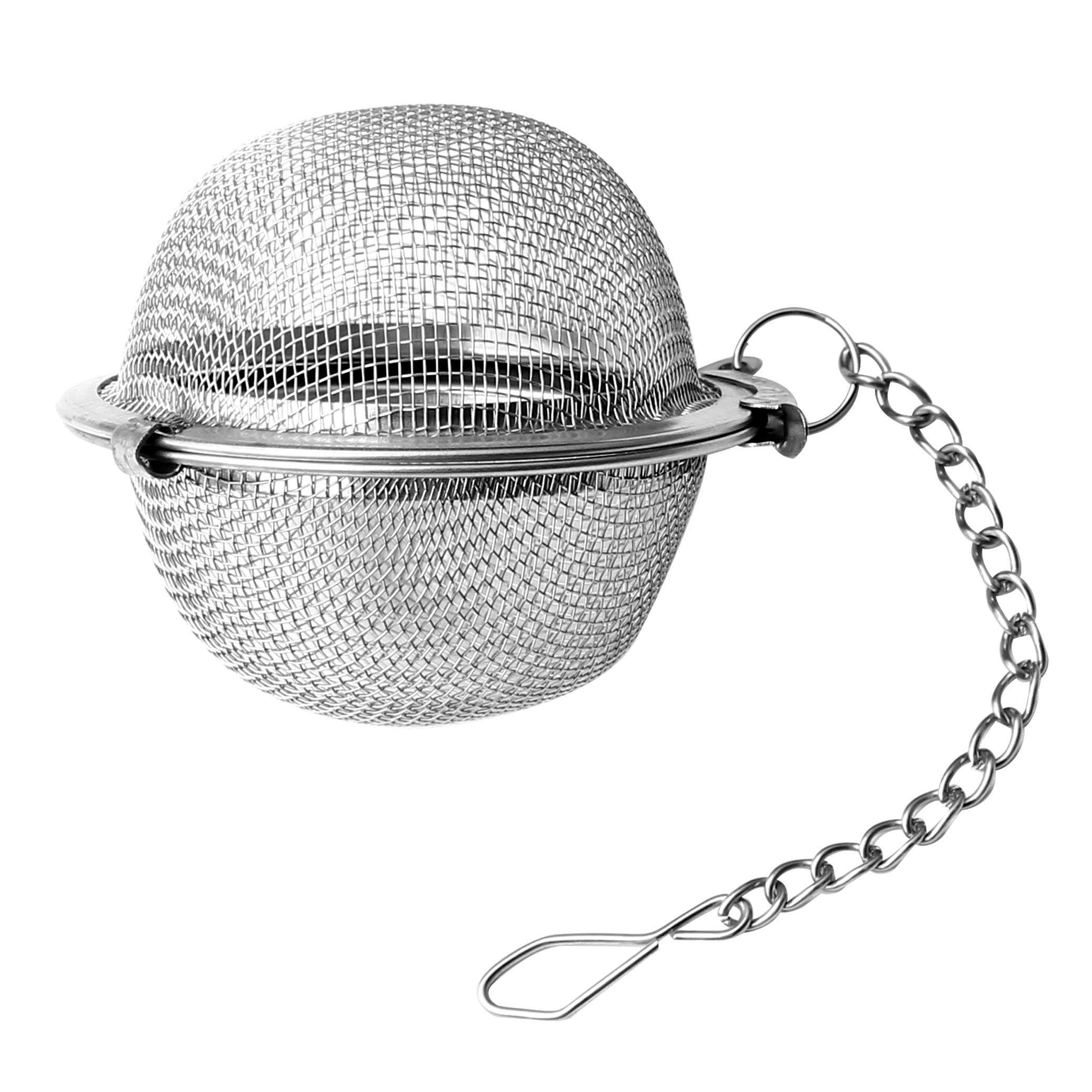 Ситечко для заваривания чая SotyTea на цепочке 7 см Серебристый (2103)