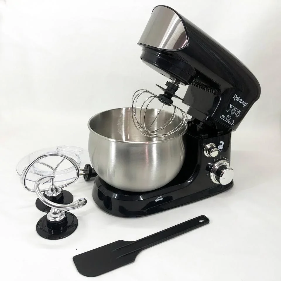 Миксер планетарный Rainberg RB-8083 с чашей из нержавеющей стали 3200 Вт Черный (35512921)