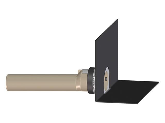 Воронка для покрівлі даху з бітумною мембраною та з’єднувальною трубою з ПП DN75 мм (HL68H.0/75)