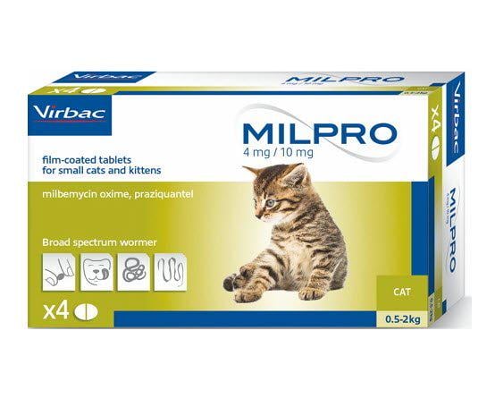 Антигельмінтик для кошенят Milpro 4 таб. (002938)