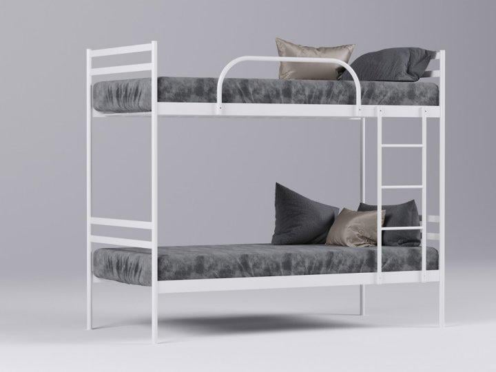 Ліжко металеве двоярусне МетаКам Comfort Дуо 190х90 см Білий (10739198)