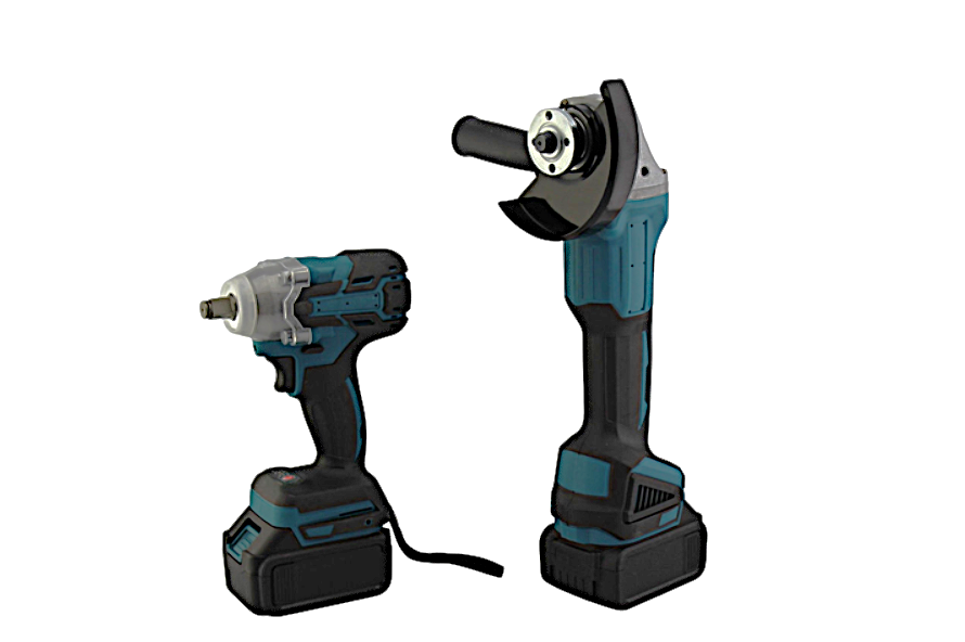 Набор инструментов 2в1 угловая шлифовальная машина и гайковерт (45161-9714_2688)