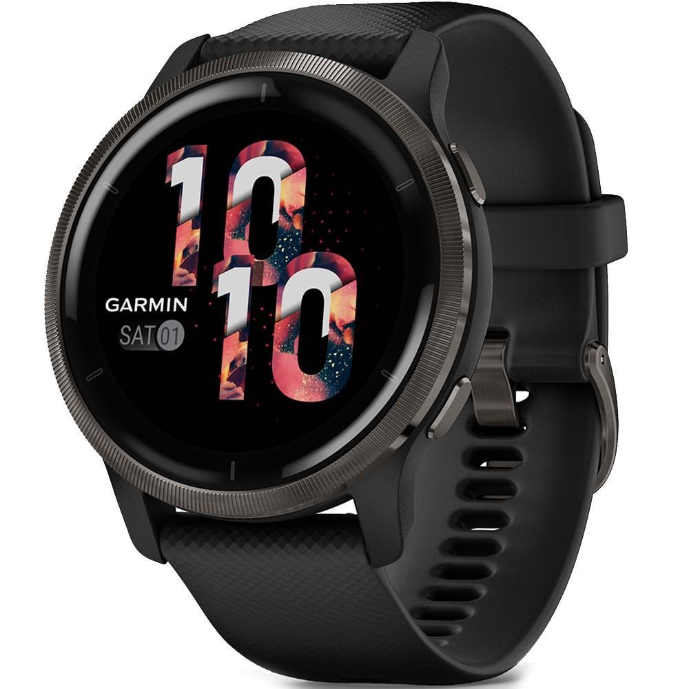 Смарт-часы Garmin Venu 2 Черный с серым безелем (010-02430-11)