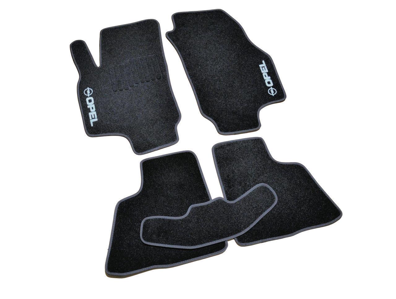 Килимки в салон ворсові для Opel Astra G BLCCR1437 1998-2009 5 шт. Чорний (1398313003)