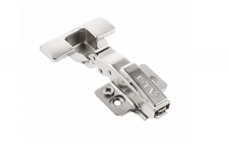 Петля GTV SilentoPro 3D накладная гидравлическая и опорная планка Н=0 clip-on