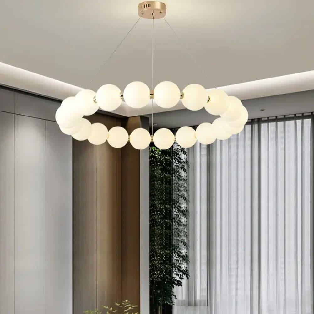 Люстра из серии Mysa Pearl на 3 световых режима Ø 80 см (77068-800)