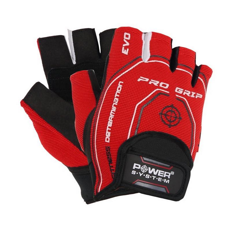 Перчатки для тренировок Power System Pro Grip Evo Gloves 2260RD L Red (21133-04) - фото 1