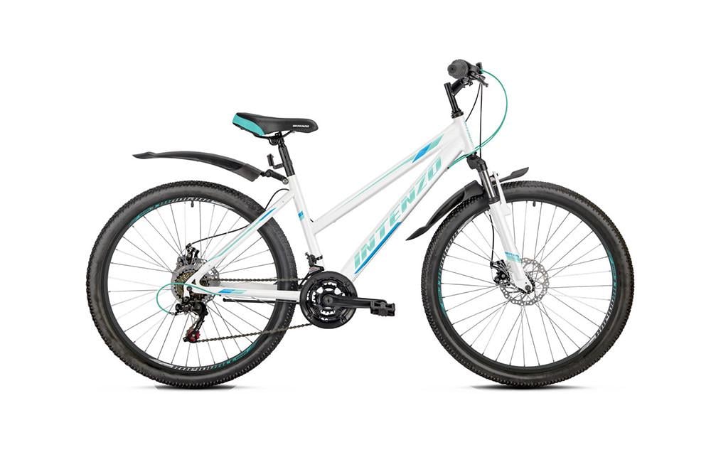 Велосипед женский Intenzo Delta Lady MTB 26" 16" Белый/Бирюзовый (8ce8874a)
