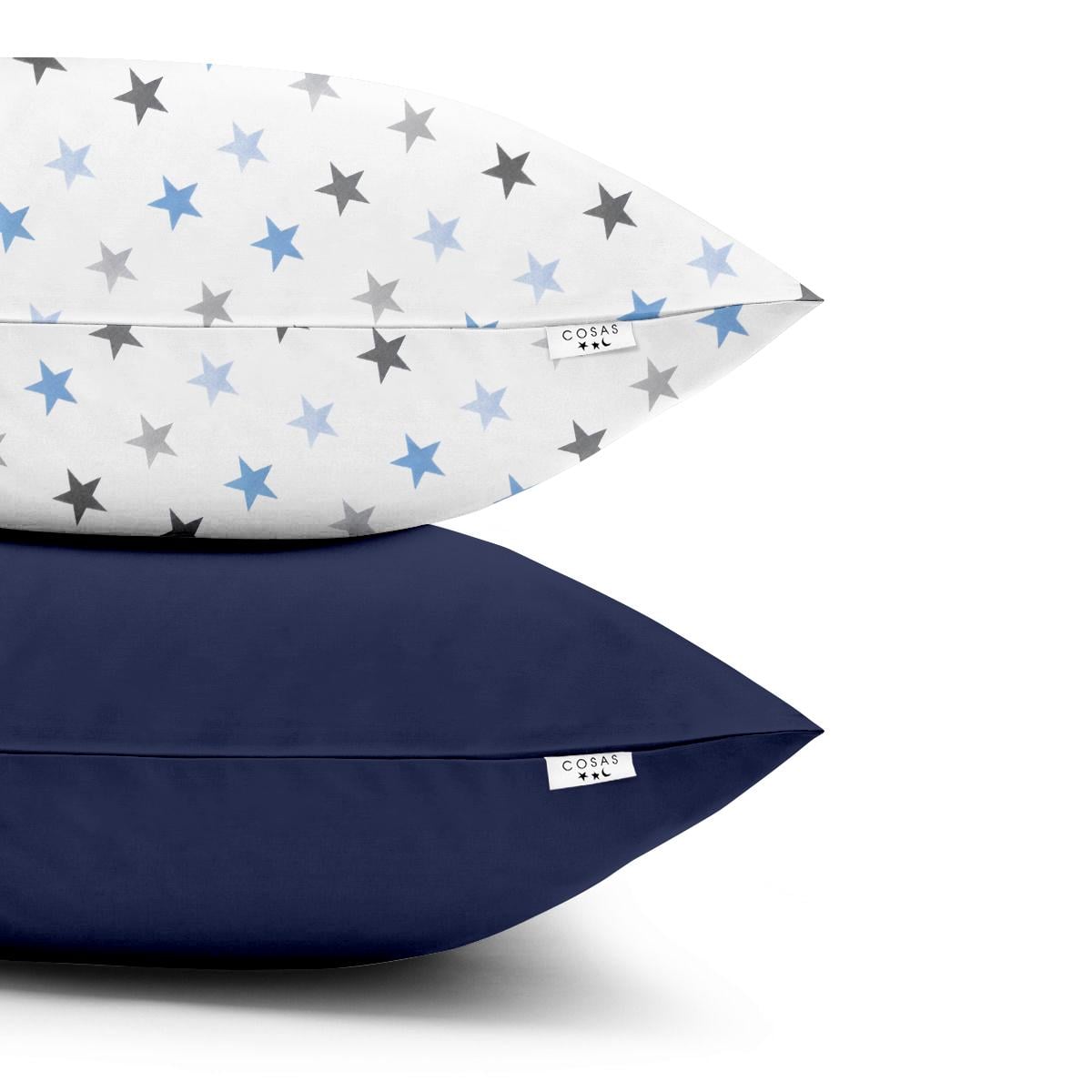 Набір наволочок Cosas Star Grey Blue Dark Blue 50х70 см 2 шт. (4822052050583)