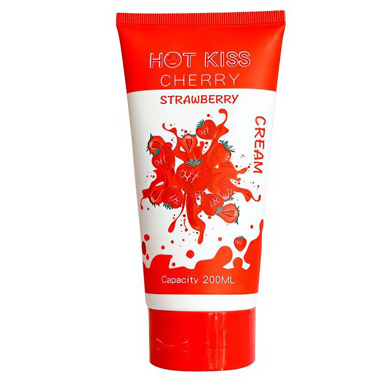 Гель-лубрикант увлажняющий Hot Kiss на водной основе со вкусом клубники 200 мл (K000504) Гель-лубрикант увлажняющий Hot Kiss на водной основе со вкусом клубники 200 мл (K000504)
