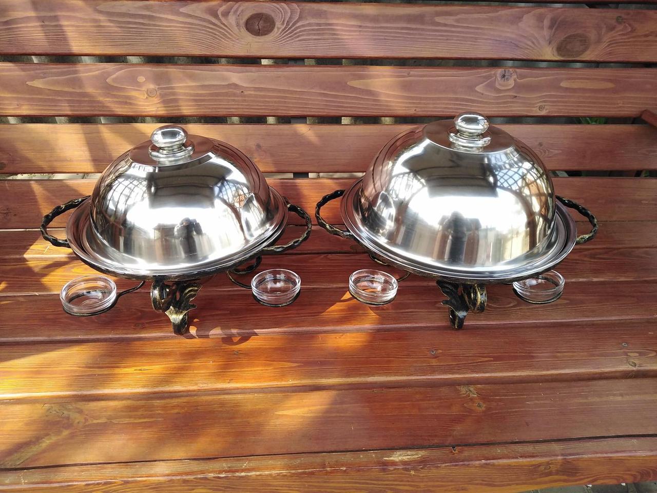 Садж для подачі шашлику кований із соусницями 28 см - фото 6 Садж для подачі шашлику кований із соусницями 28 см - фото 6