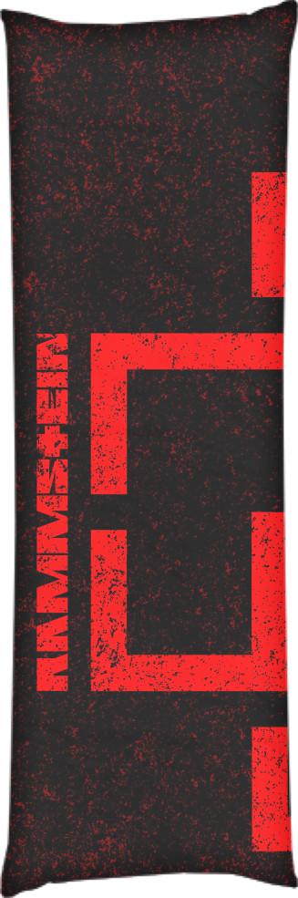 Подушка дакимакура Rammstain 9 40x100 см (13546057)