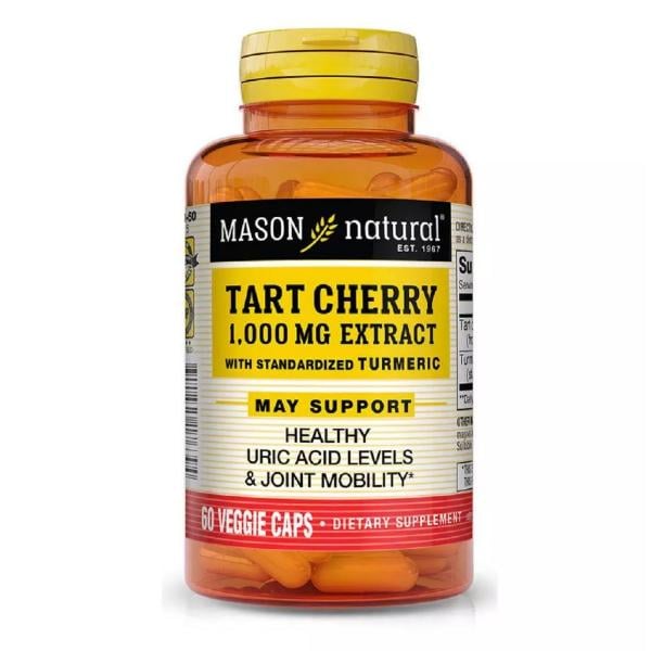 Антиоксидант Mason Natural Tart Cherry 1000 мг Extract с куркумой 60 вегетерианских капс. (000021159) Антиоксидант Mason Natural Tart Cherry 1000 мг Extract с куркумой 60 вегетерианских капс. (000021159)