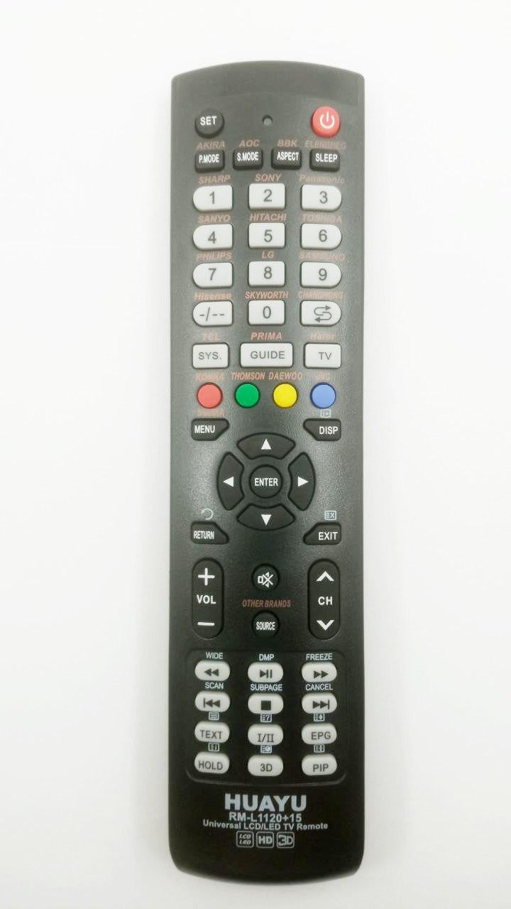 Пульт універсальний HUAYU RM-L1120+15 ic корпус Y-72C (34833) Пульт універсальний HUAYU RM-L1120+15 ic корпус Y-72C (34833)