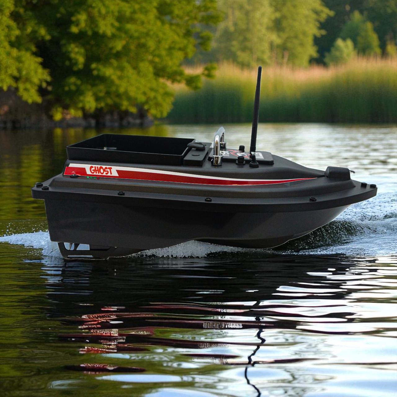 Човник для риболовлі для завозу підгодовування Fish Killer Ghost автопілот до 2 кг до 500 м Чорний (2680347359) - фото 2 Човник для риболовлі для завозу підгодовування Fish Killer Ghost автопілот до 2 кг до 500 м Чорний (2680347359) - фото 2