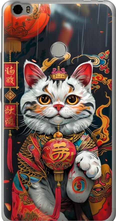 Чехол на Xiaomi Mi Max China Cat v2 (6135u-275-42517) Чехол на Xiaomi Mi Max China Cat v2 (6135u-275-42517)
