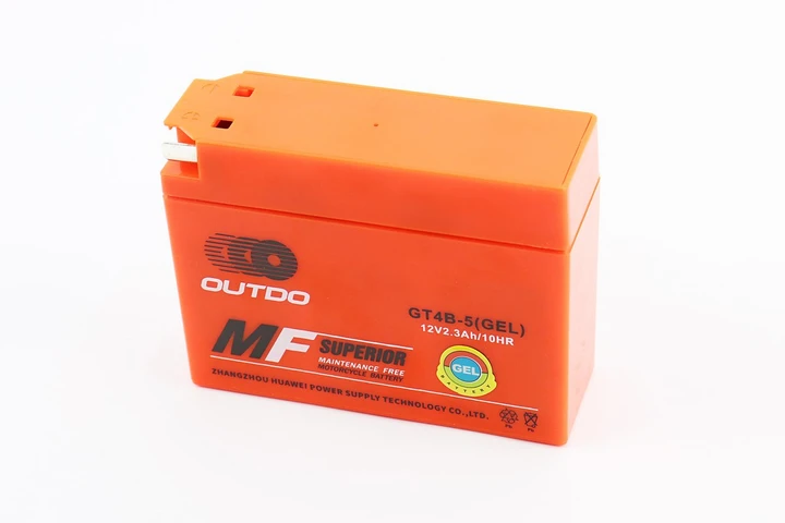 Мотоакумулятор гелієвий Outdo GT4B-5 для скутера 12V 2,3 Ah - фото 2 Мотоакумулятор гелієвий Outdo GT4B-5 для скутера 12V 2,3 Ah - фото 2
