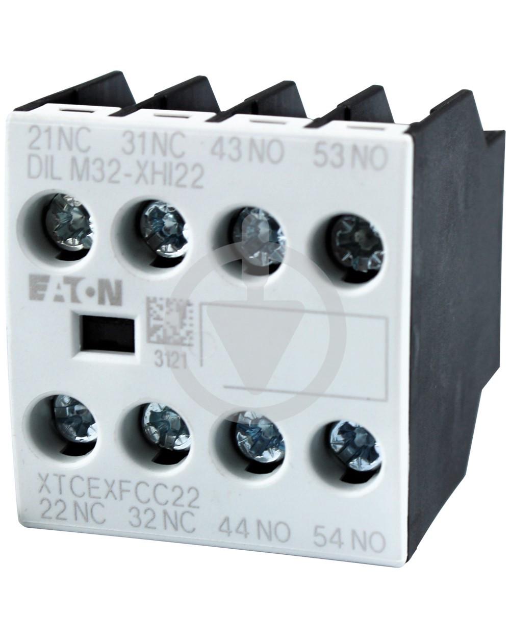 Контактор дополнительный 4 группы 2NO/2NC DILM32-XHI22 для DILM17-10 Контактор дополнительный 4 группы 2NO/2NC DILM32-XHI22 для DILM17-10