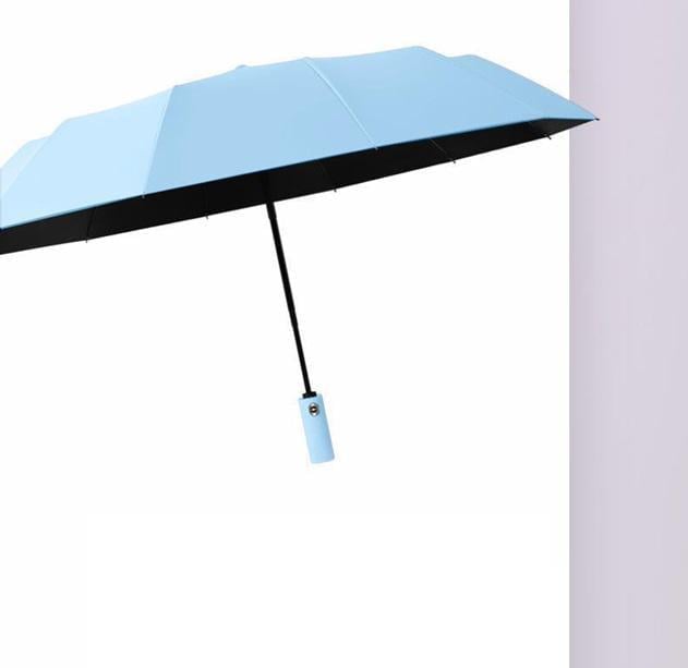 Парасолька складна автомат 18553 105 см Блакитний (5010849)