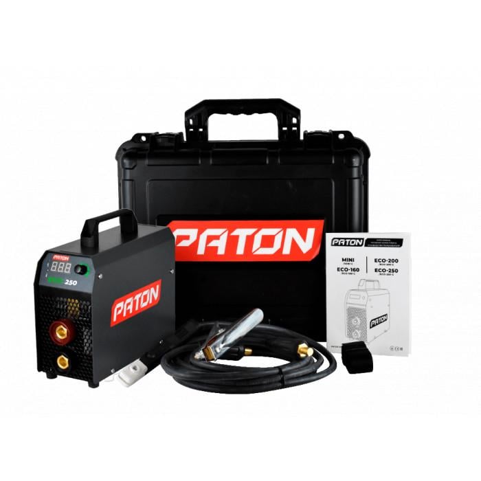 Аппарат сварочный инверторный PATON ECO-250-С 2558454424 250 А 220/230 В MMA с кейсом