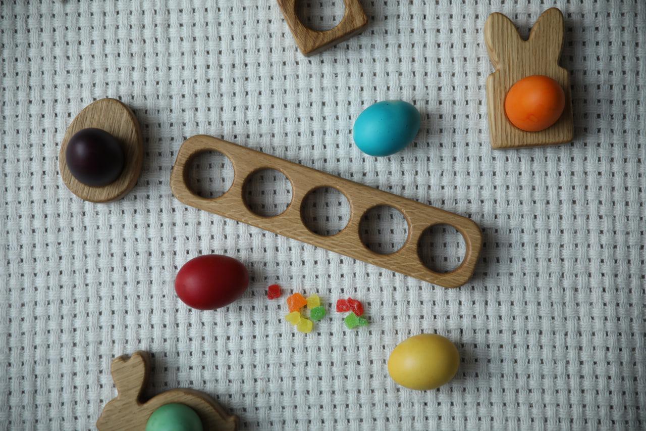 Подставка-рамка деревянная из ясеня на 5 яиц 26х6х2,5 см (WDE-16,1) - фото 8 Подставка-рамка деревянная из ясеня на 5 яиц 26х6х2,5 см (WDE-16,1) - фото 8