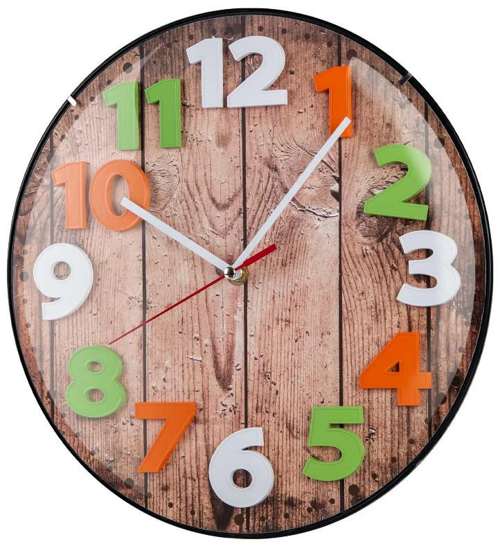 Часы настенные Technoline WT7435 Wood Brown (DAS301308) - фото 2 Часы настенные Technoline WT7435 Wood Brown (DAS301308) - фото 2