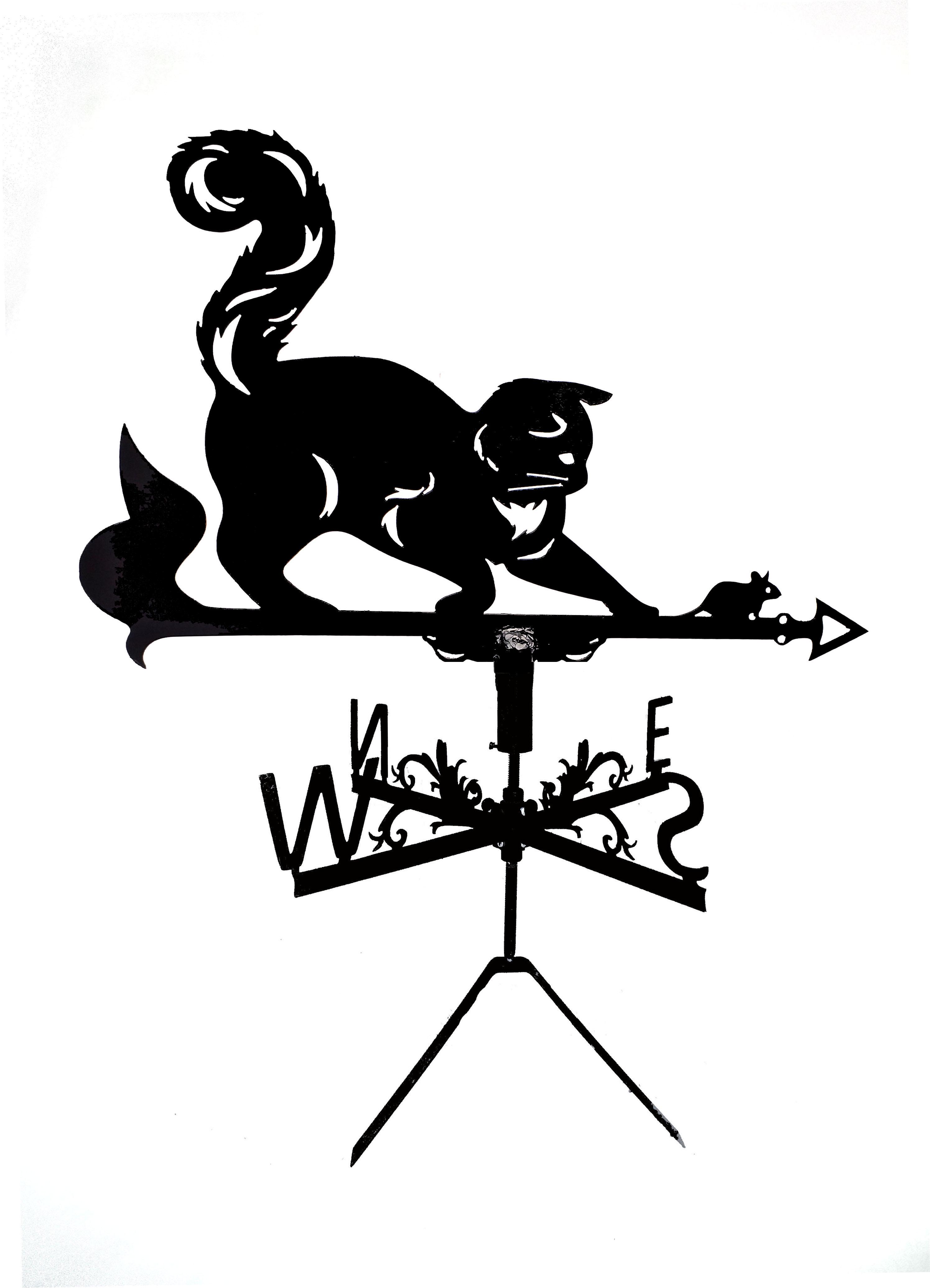 Флюгер на альтанку Кіт з мишкою (27316248) Флюгер на альтанку Кіт з мишкою (27316248)