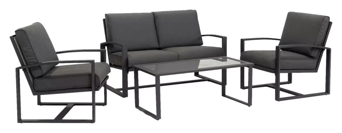 Комплект садовой мягкой мебели в стиле Loft с металлическим каркасом (KS-1304)