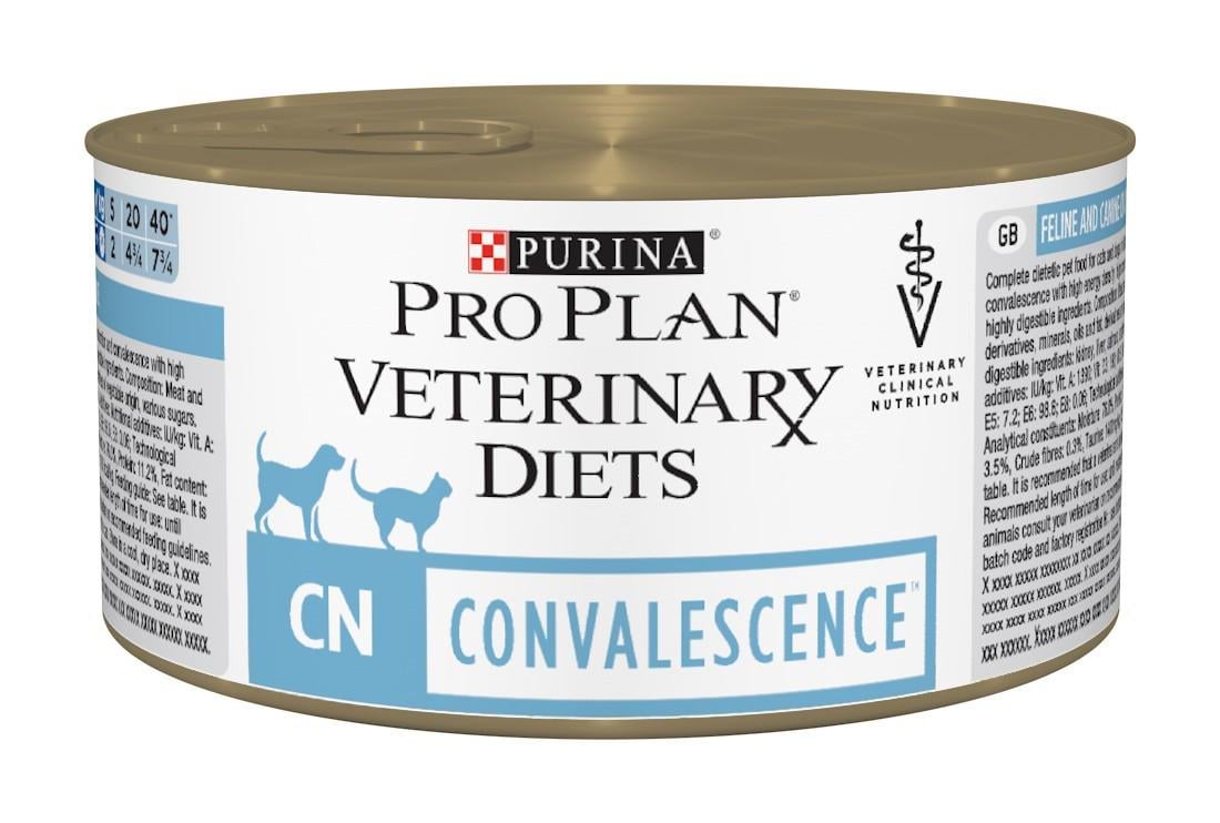Корм вологий для собак та кішок Purina Pro Plan Veterinary Diets CN Convalescence лікувальний 195 г (12275730) Корм вологий для собак та кішок Purina Pro Plan Veterinary Diets CN Convalescence лікувальний 195 г (12275730)