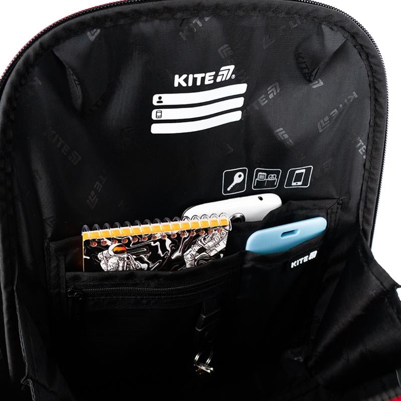 Рюкзак каркасний KITE Education HW25-555S Hot Wheels з ортопедичною спинкою (000995381) - фото 10 Рюкзак каркасний KITE Education HW25-555S Hot Wheels з ортопедичною спинкою (000995381) - фото 10