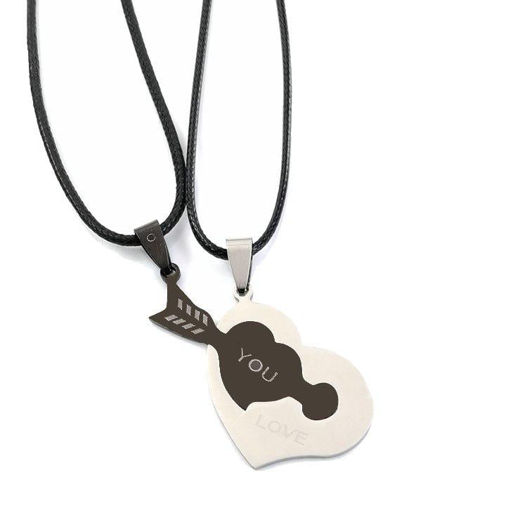 Кулоны двойные Пазлы I Love You (28052)