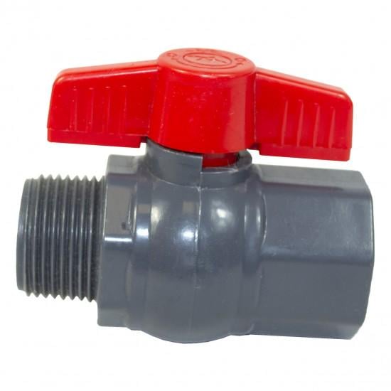 Кран резьбовой 1" Туман F-7066 Серый (DR014505)