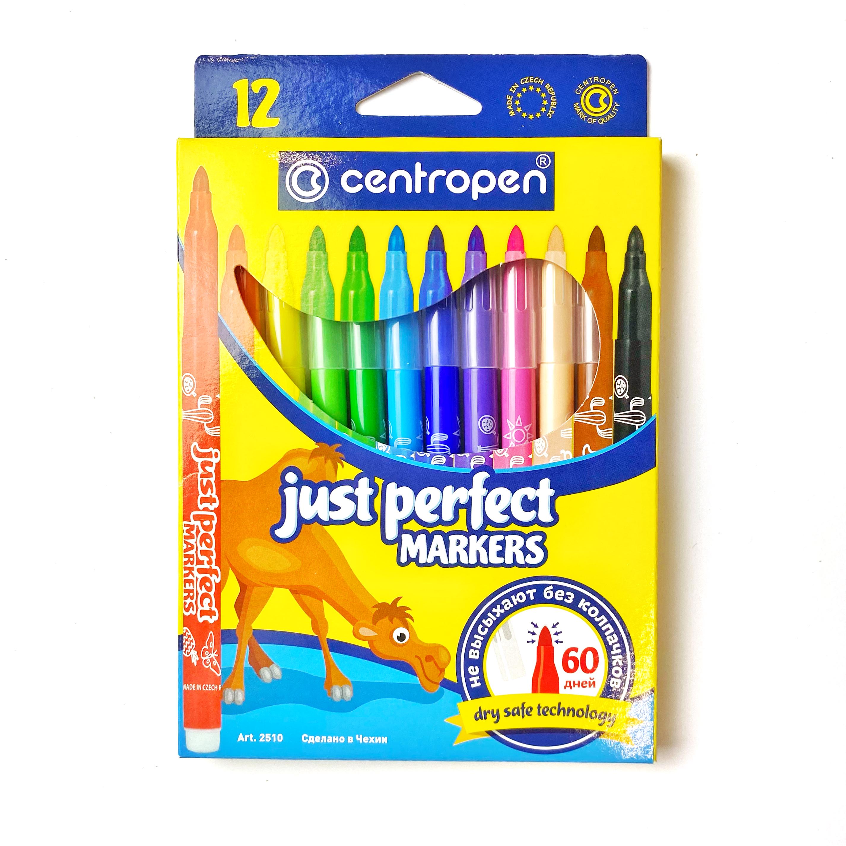 Фломастери Centropen Trio Perfect 12 шт. (2510)