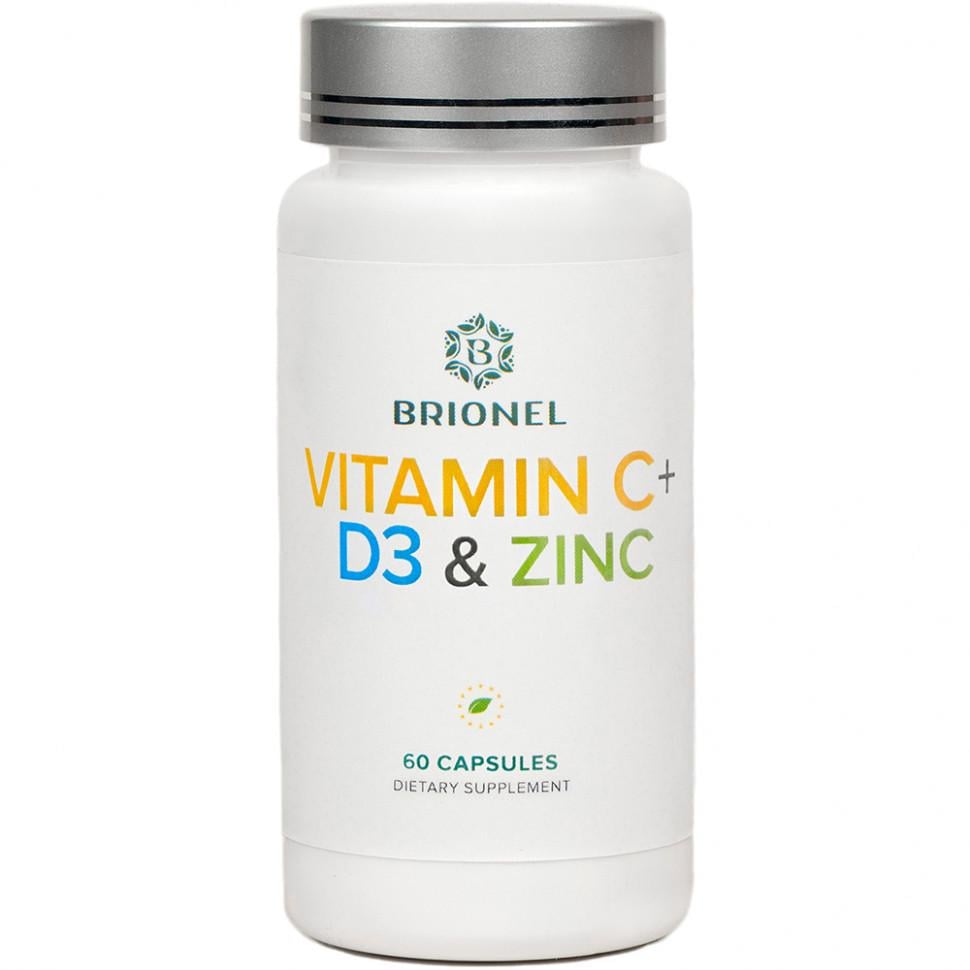 Витамин С+D3+Цинк Brionel 60 капс. (2457927248)