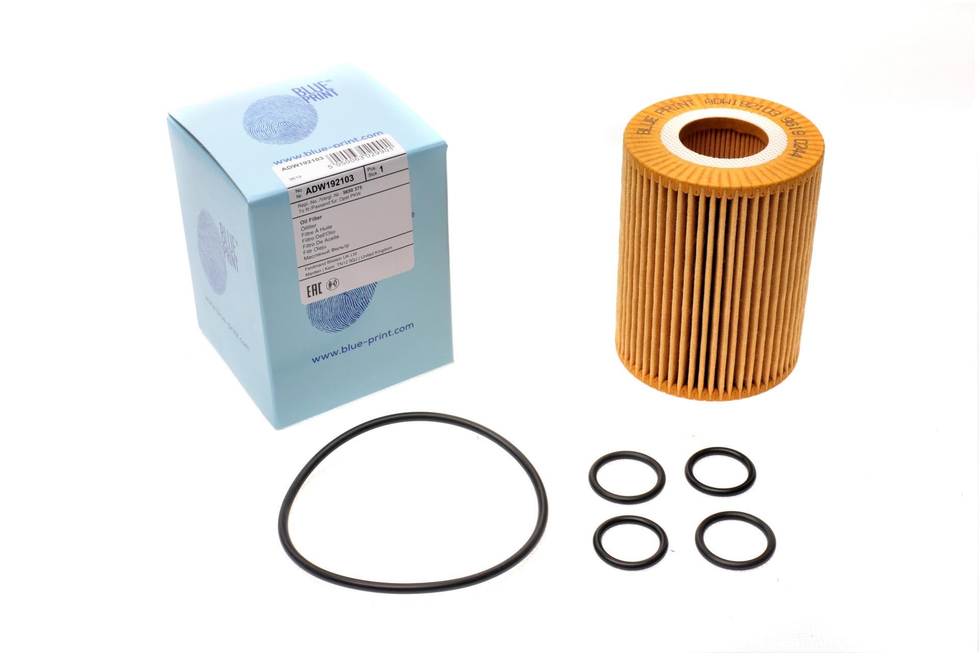 Фильтр масляный BLUE PRINT для Opel Astra 1,7CDTI (ADW192103)