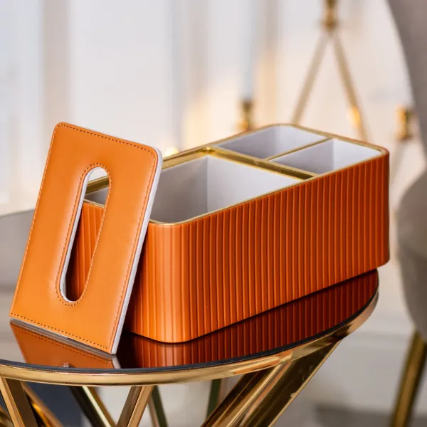 Серветниця-органайзер з еко-шкіри для дому та кафе 3 відділення Коричневий - фото 7 Серветниця-органайзер з еко-шкіри для дому та кафе 3 відділення Коричневий - фото 7