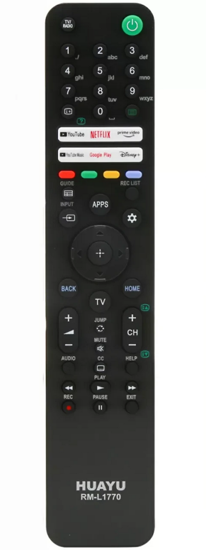 Универсальный пульт для телевизора Sony RM-L1770 (2208502128)