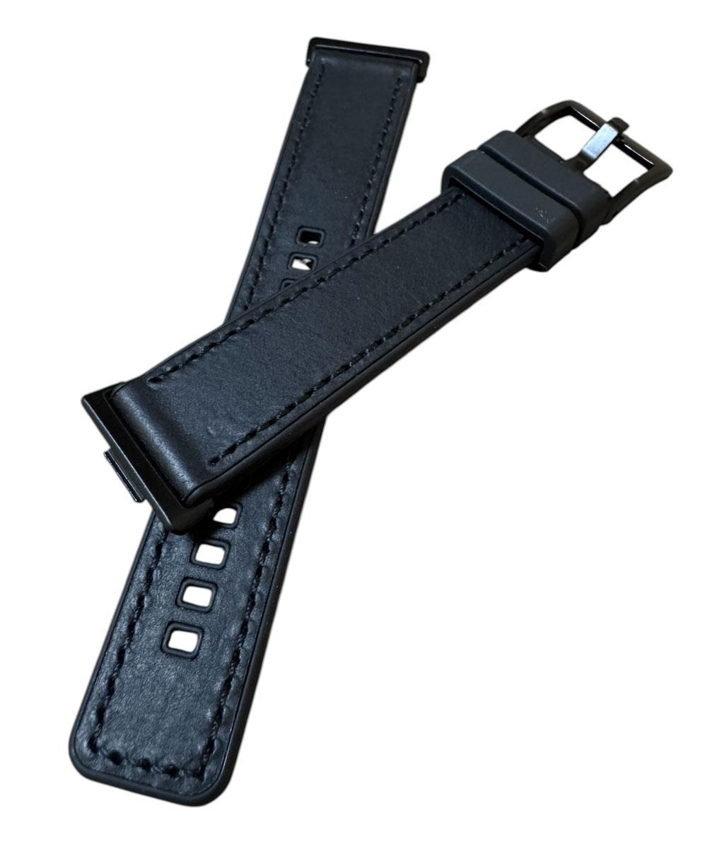 Ремешок Primolux Leather Silicone для смарт-часов Huawei Watch Fit 3/Fit 4/4 Pro Black (2705376017) - фото 3 Ремешок Primolux Leather Silicone для смарт-часов Huawei Watch Fit 3/Fit 4/4 Pro Black (2705376017) - фото 3