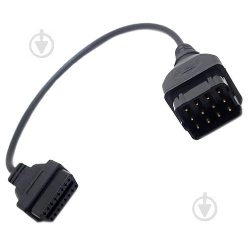 Переходник с OBD2 16pin мама на GAZ ГАЗ 12pin папа Переходник с OBD2 16pin мама на GAZ ГАЗ 12pin папа