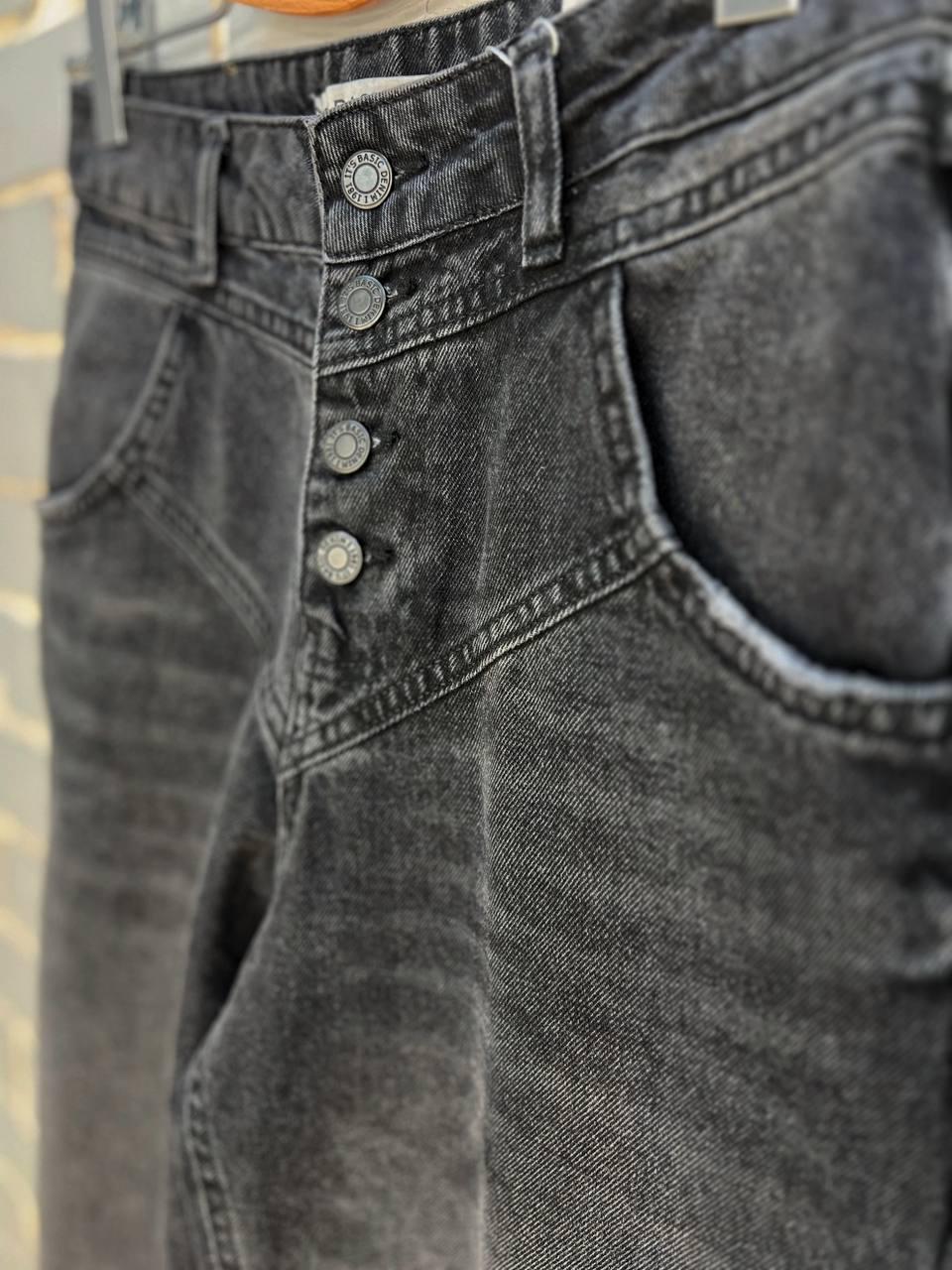 Джинсы женские ITS Basic 2909 straight кокетка пуговицы прямые от бедра р. 36 Черный (2775) - фото 4 Джинсы женские ITS Basic 2909 straight кокетка пуговицы прямые от бедра р. 36 Черный (2775) - фото 4