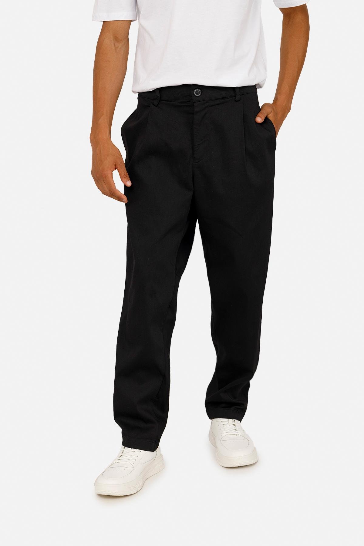 Брюки мужские слаксы р. 46 Черный (SKT001015630) - фото 2 Брюки мужские слаксы р. 46 Черный (SKT001015630) - фото 2